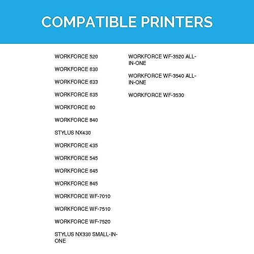 LD Remanufactured Replacement for Epson 126 Ink Cartridge T126120 (Black, 10-Pack)