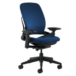 steelcase office chair, blue - 5" cylinder