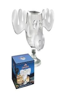 icup national lampoon's christmas vacation griswold moose mug, 8 oz, clear