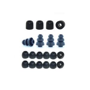 extra small - earphones plus brand replacement earphone tips custom fit assortment: memory foam earbuds, triple flange ear tips, and standard replacement ear cushions