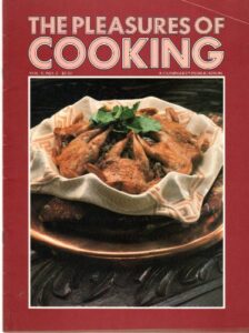 the pleasures of cooking, vol. v, no. 2, september/october 1982 (magazine)