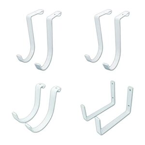 saferacks accessory hook package - standard, white