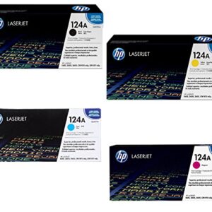 HP 124A Q6000A/Q6001A/Q6002/Q6003A 4 Colors Toner Cartridges For LaserJet 2600n 1600 2605 1015 1017