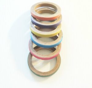 4" bagel rings bird toy parts 10 pieces
