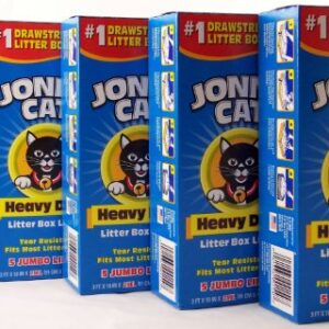 Jonny Cat Litter Box Liners, Heavy Duty, Jumbo 5 Per Box (5 Pack/Boxes)