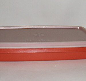 Vintage Tupperware, Paprika Red, Meat Cheese or Deli Keeper