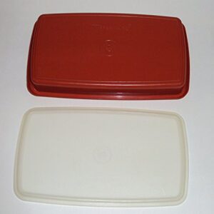 Vintage Tupperware, Paprika Red, Meat Cheese or Deli Keeper