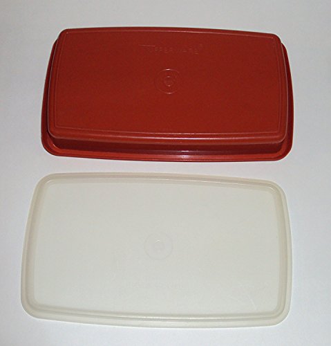 Vintage Tupperware, Paprika Red, Meat Cheese or Deli Keeper