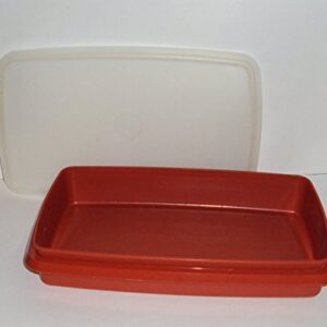 Vintage Tupperware, Paprika Red, Meat Cheese or Deli Keeper