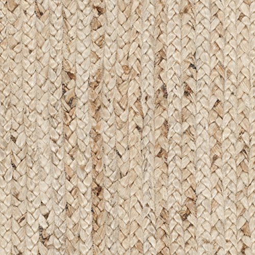 SAFAVIEH Cape Cod Collection Area Rug - 3' x 5' Oval, Natural, Handmade Flat Weave Jute, Ideal for High Traffic Areas in Living Room, Bedroom (CAP252A)