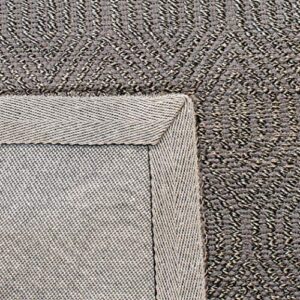 SAFAVIEH South Hampton Collection 5' x 7'6" Grey SHA243C Handmade Flatweave Area Rug