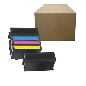 inktoneram compatible ink cartridges replacement for lexmark 150xl s515 pro715 pro915 s315 s415 14n1614 14n1615 14n1616 14n1617 ([2-black,cyan, magenta, yellow], 5-pack)