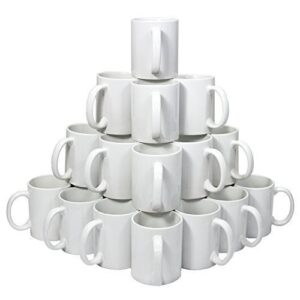11 oz porcelain sublimation mugs- case of 36 mugs