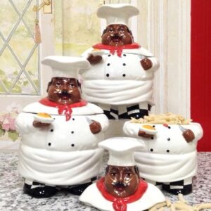 Happy Chef Collection by ACK (3PC CANISTER SET)