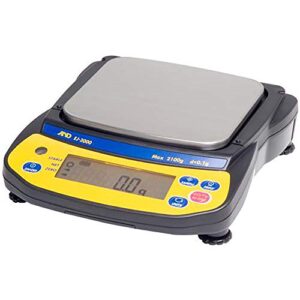 a&d ej-1500 precision lab balance 1500gx0.1g,pan size 5"x5.5", compact portable jewelry scale,5 year warranty,new
