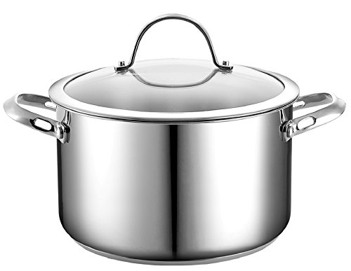 Cooks Standard 6-Quart Stainless Steel Stockpot with Lid