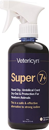 Super 7+ Newborn Navel Spray by Vetericyn Plus | Umbilical Cord Dry-Out Solution - Made in USA - 16-ounce