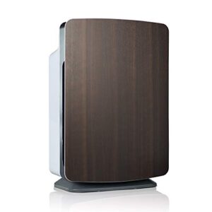 alen breathesmart classic h13 hepa air purifier, air purifiers for home large room w/ 1100 sqft coverage, medical-grade air cleaner for allergens & dust, up to 12 mos. filter life, espresso