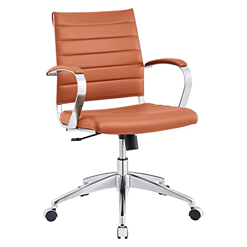 Modway Jive Office Chair, Mid Back, Terracotta