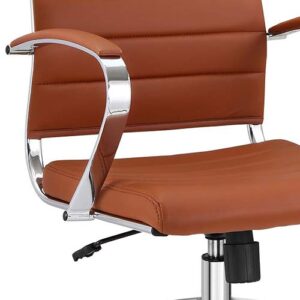 Modway Jive Office Chair, Mid Back, Terracotta