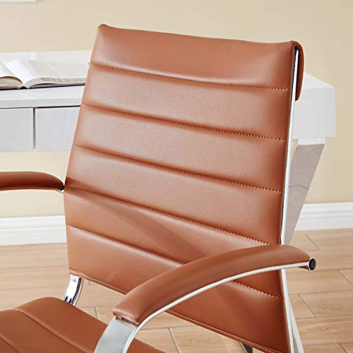 Modway Jive Office Chair, Mid Back, Terracotta