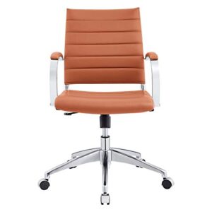 Modway Jive Office Chair, Mid Back, Terracotta