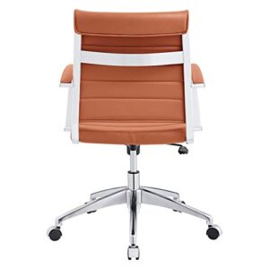 Modway Jive Office Chair, Mid Back, Terracotta