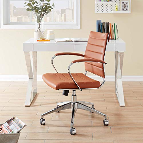 Modway Jive Office Chair, Mid Back, Terracotta