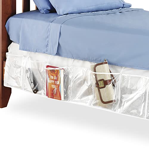 Whitmor Bedskirt Storage Organizer Clear