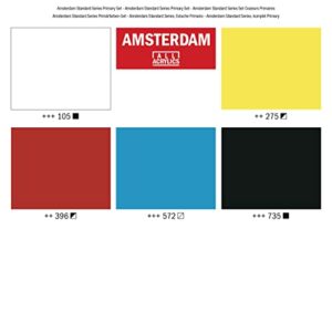 Amsterdam Standard Series acrylics primary set 5x 120 ml