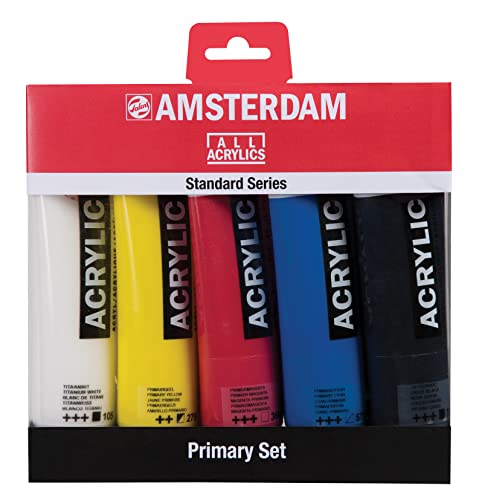 Amsterdam Standard Series acrylics primary set 5x 120 ml