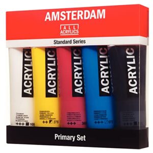 Amsterdam Standard Series acrylics primary set 5x 120 ml