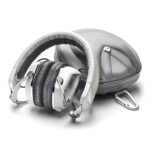 V-MODA XS On-Ear Folding Design Noise-Isolating Metal Headphone (White Silver)