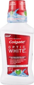 colgate optic white mouthwash 8 oz, 3 pack