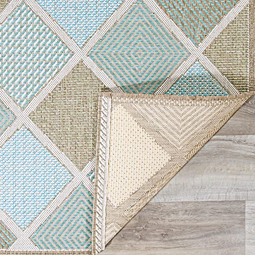 Couristan 2470/2007 Monaco Meridian Area Rugs, 2-Feet by 3-Feet 7-Inch, Multi