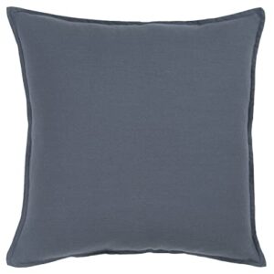 rizzy home t05678 decorative pillow, 20"x20", blue/gray/blue