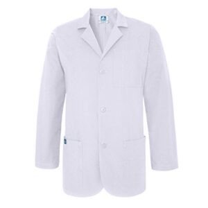 adar universal unisex lab coats - classic 31" consultation lab coat - 805 - white - m