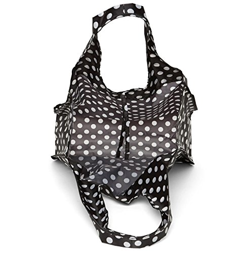 kate spade new york Resuable Shopping Tote, Black Dots