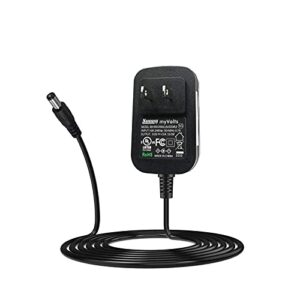 myvolts 9v power supply adaptor compatible with/replacement for brother pt-1280 label printer - us plug