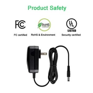 MyVolts 9V Power Supply Adaptor Compatible with/Replacement for Brother PT-1280 Label Printer - US Plug