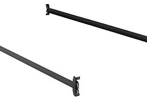 Steel Bed Side Rails with Hook-On Claws, 76" Long for Twin & Full Size Beds