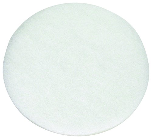 13" WHITE POLISHING PAD (Pack of 5)