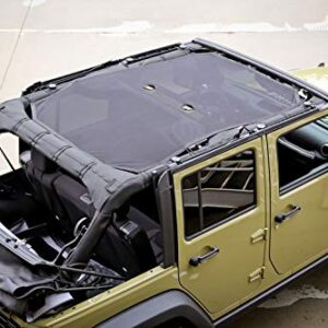 Rugged Ridge | Eclipse Sun Shade, Full, Black | 13579.05 | Fits 2007-2018 Jeep Wrangler JK 4-Door