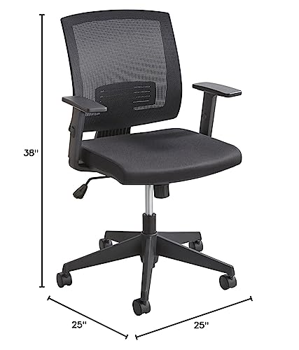 Safco Products Mezzo Task Chair, Black