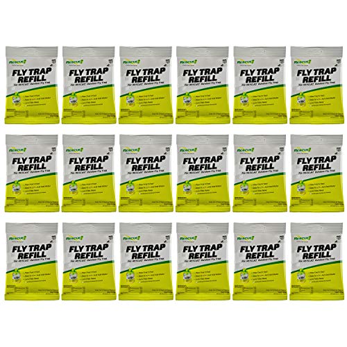 RESCUE! Reusable Fly Trap Bait Refill – Outdoor Use - 18 Pack