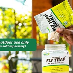 RESCUE! Reusable Fly Trap Bait Refill – Outdoor Use - 18 Pack