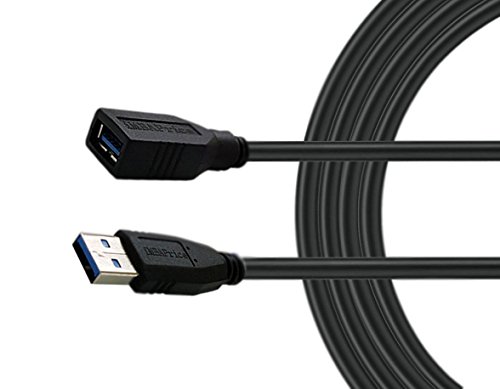 iMBAPrice USB 3.0 Extender - 15 Feet SuperSpeed USB 3.0 A Male to USB 3.0 A Female Extension Cable (Black)