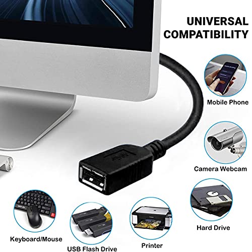 iMBAPrice USB 3.0 Extender - 15 Feet SuperSpeed USB 3.0 A Male to USB 3.0 A Female Extension Cable (Black)