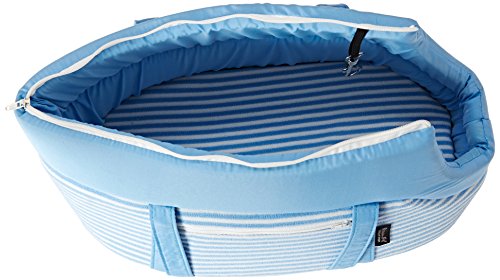 Parisian Pet Malibu Striped Carrier, Blue