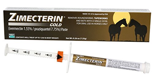 MERIAL INC -EQUINE WORMER 6001120 ZIMECTERIN GOLD EQUINE DEWORMER